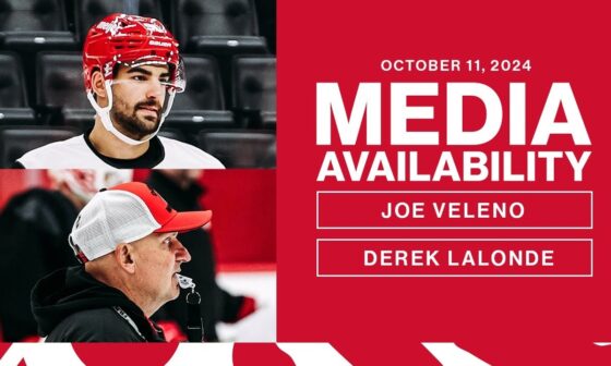 Joe Veleno, Derek Lalonde Media Availability | Oct. 11, 2024