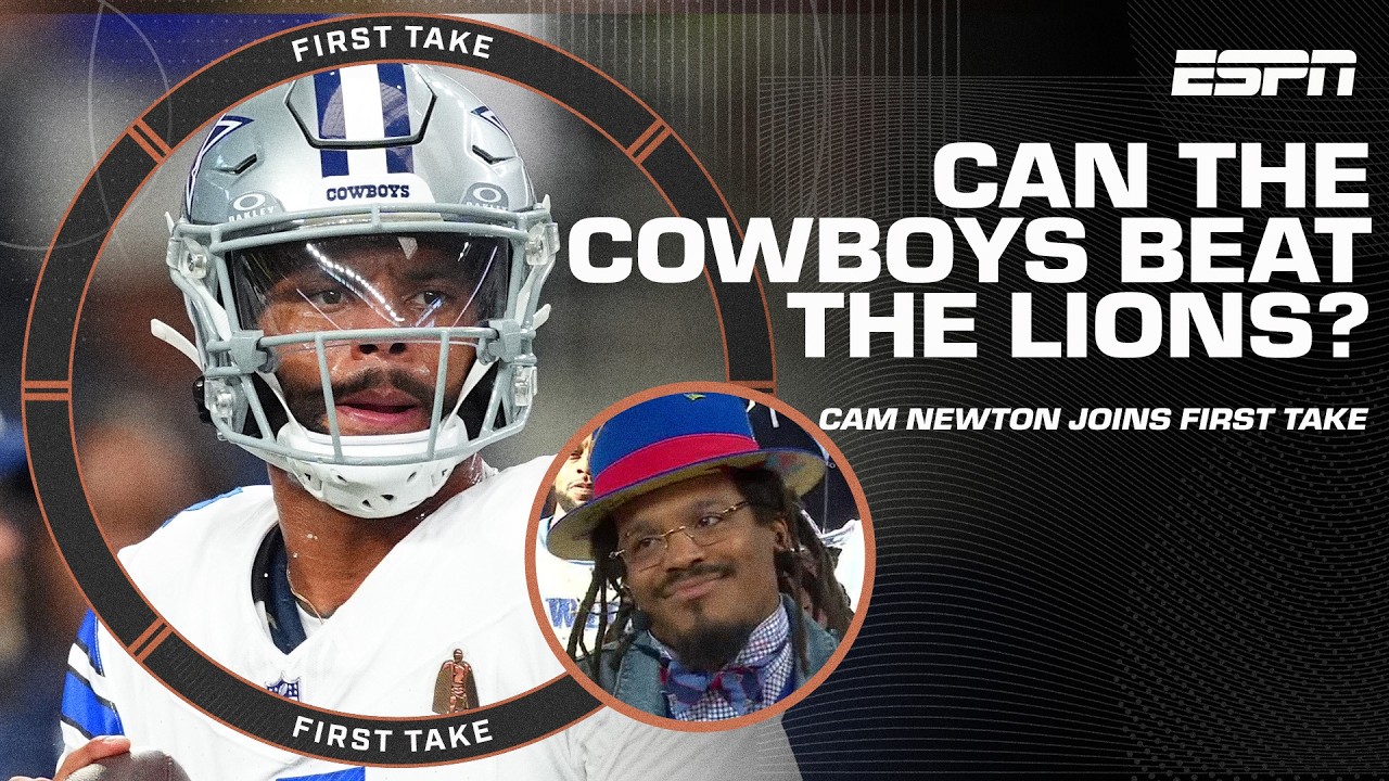 'NO IDENTITY' 🗣️ - Cam doesn't think the Cowboys have a chance vs. Lions 👀 | First Take