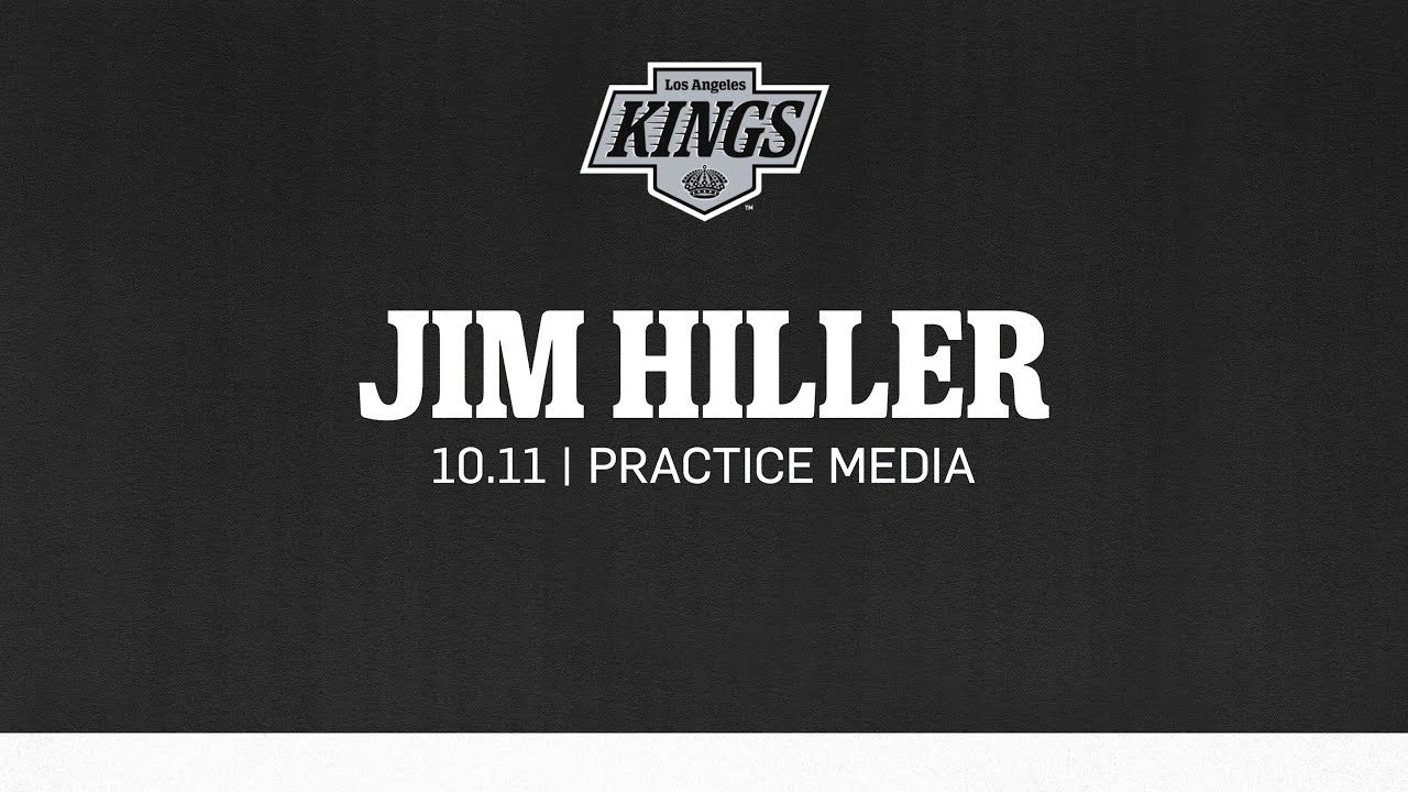 Head Coach Jim Hiller | 10.11 LA Kings Practice in Boston