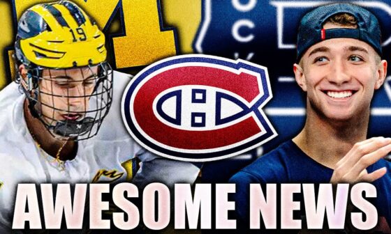 AWESOME MONTREAL CANADIENS NEWS: TOP PROSPECTS ARE DOMINATING (Logan Mailloux, Michael Hage)