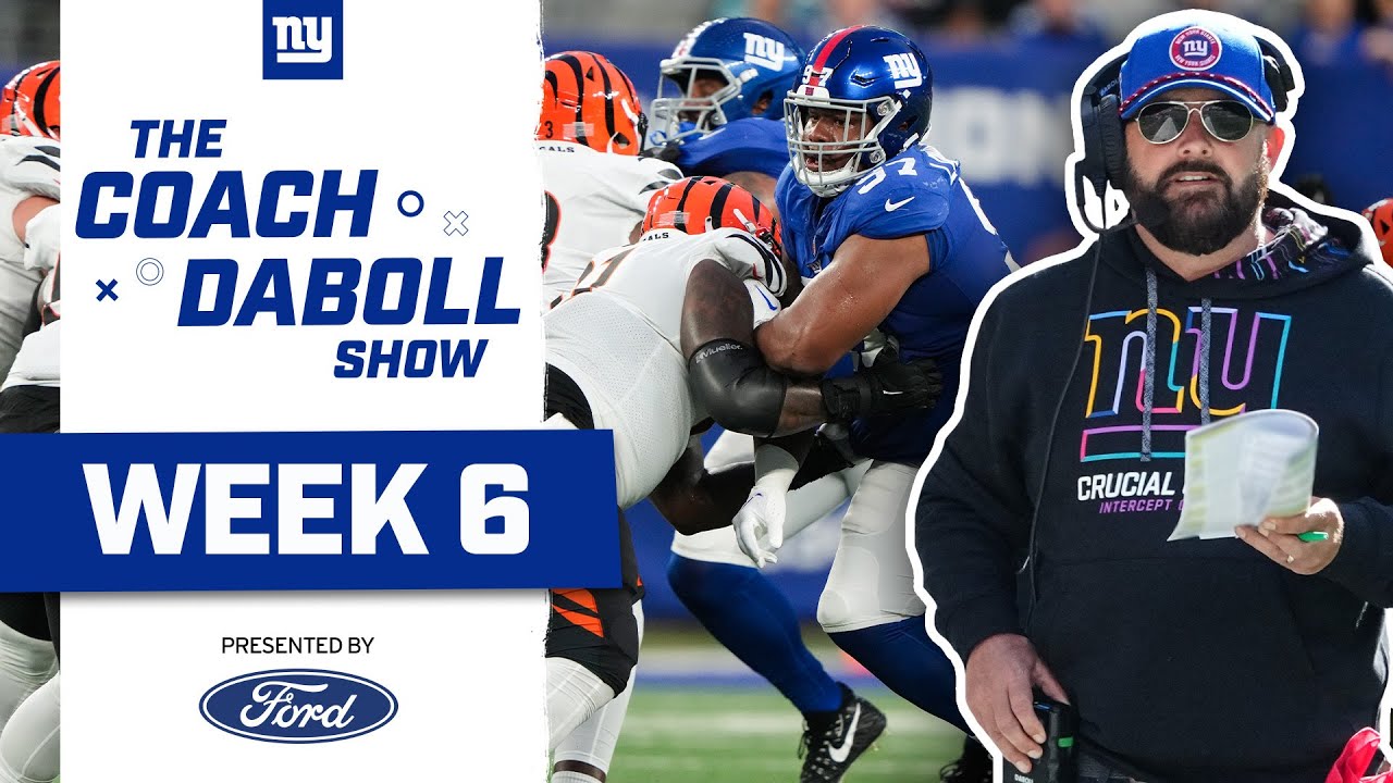 The Coach Daboll Show: Previewing Week 6 vs. Bengals | New York Giants