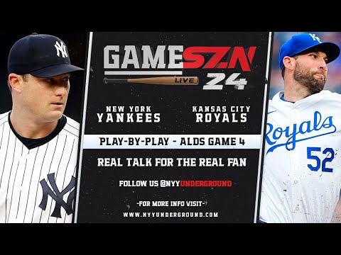 ALDS Game 4: New York Yankees @ Kansas City Royals - Cole vs. Wacha - 10/10