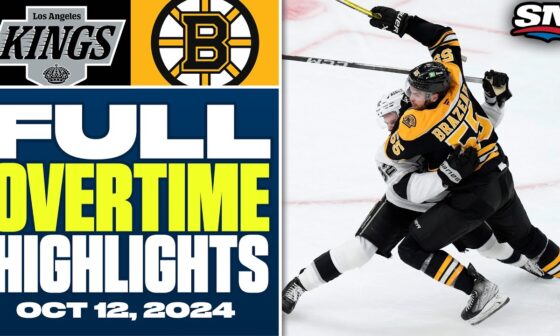 Los Angeles Kings vs. Boston Bruins | FULL Overtime Highlights - October 12, 2024