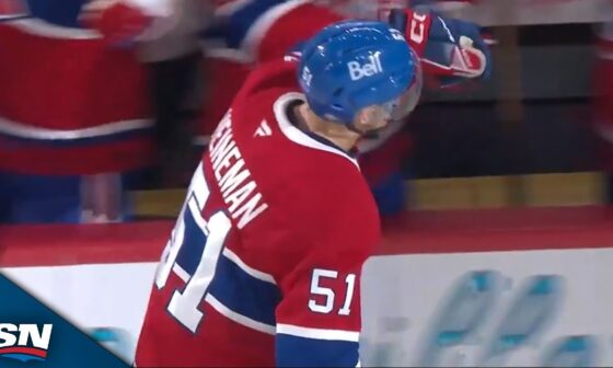 Canadiens' Emil Heineman Fires Home First Career NHL Goal vs. Senators