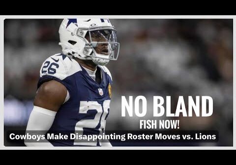 #Cowboys Make Disappointing Roster Moves vs. #Lions | FISH NOW!