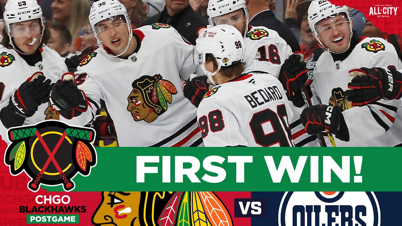 Chicago Blackhawks POSTGAME: Connor Bedard scores in FIRST WIN this season | CHGO Blackhawks Podcast