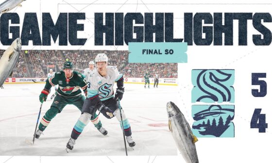 Seattle Kraken at Minnesota Wild | 10/12 Game Highlights