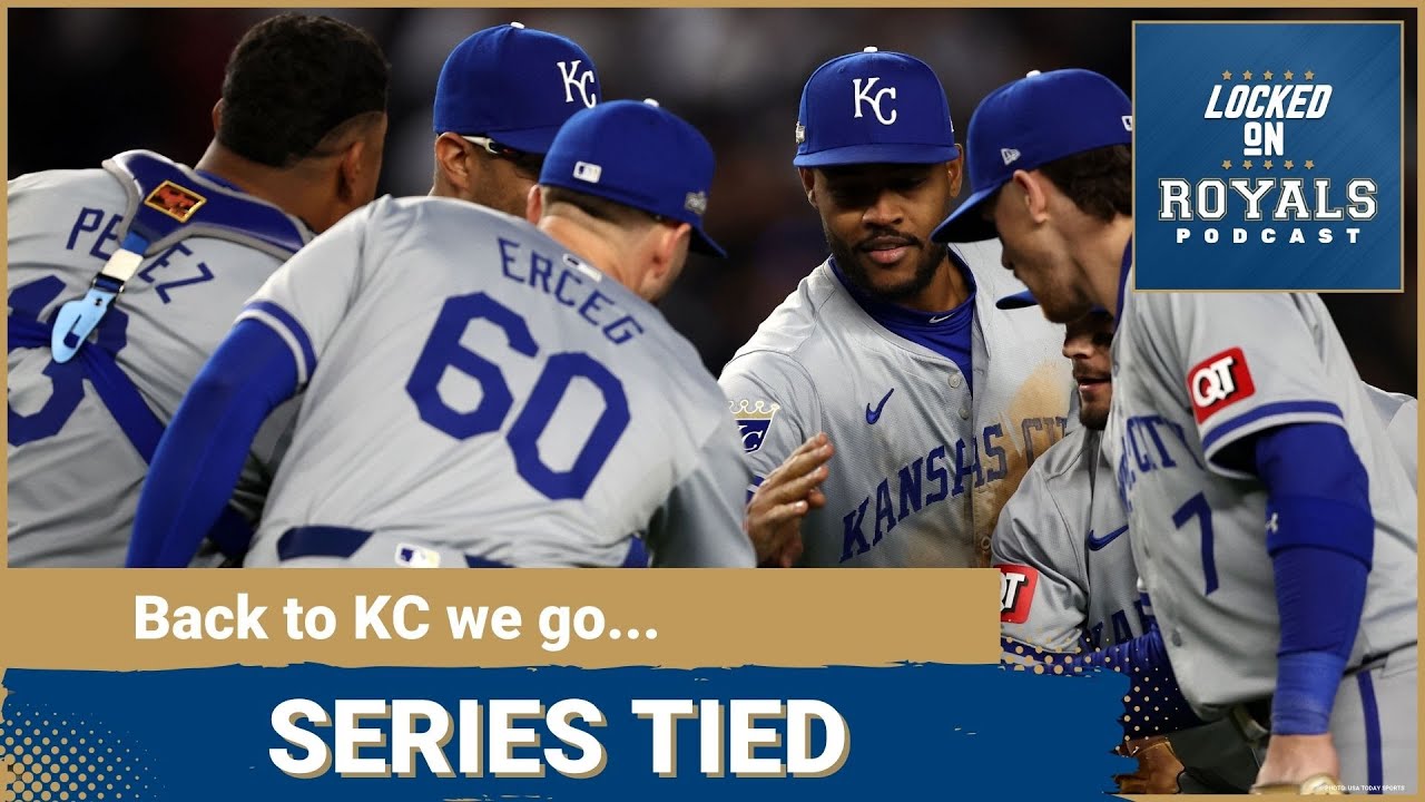 Royals even up the series and head back to Kansas City | Kansas City Royals Podcast