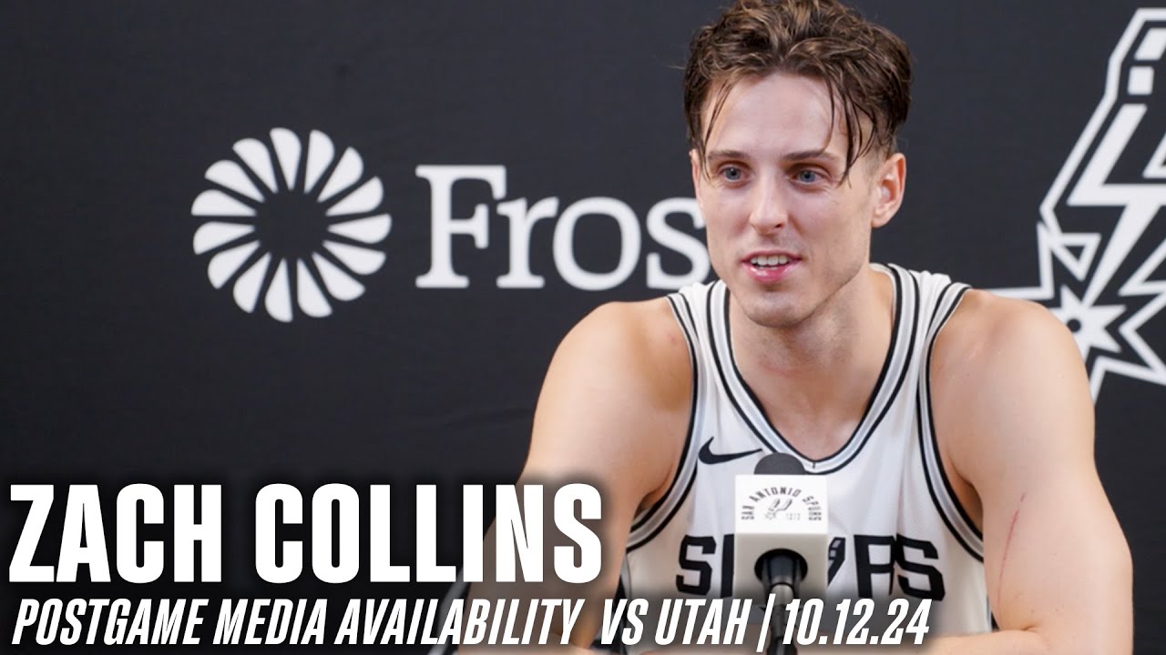 Zach Collins' Postgame vs Utah Jazz | 10.12.2024