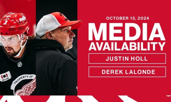 Justin Holl & Derek Lalonde Media Availability | Oct. 13, 2024