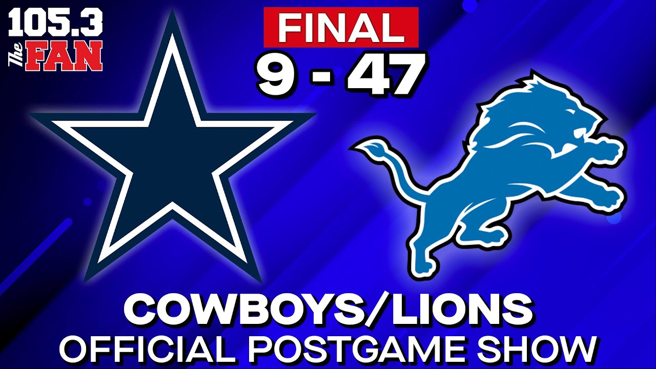 Cowboys 9, Lions 47: Official Dallas Cowboys Postgame Show