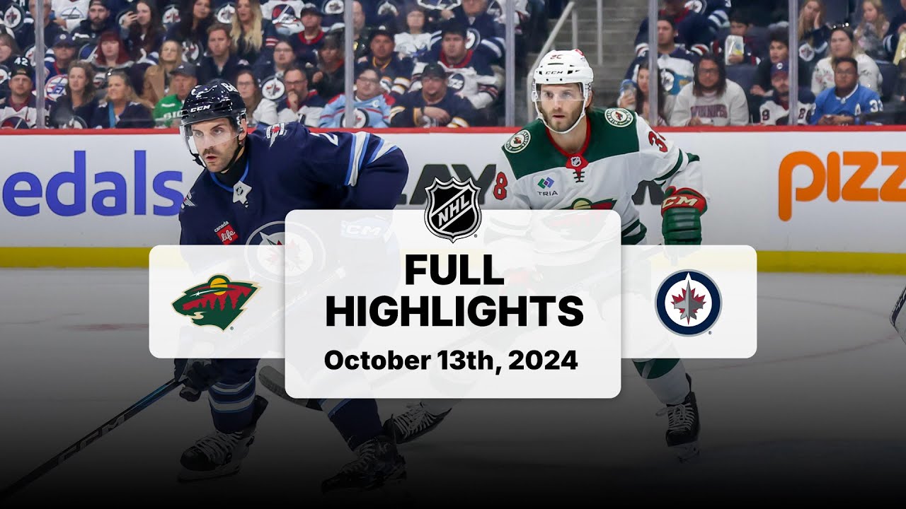 Wild at Jets | October 13, 2024 | NHL Full Game Highlights