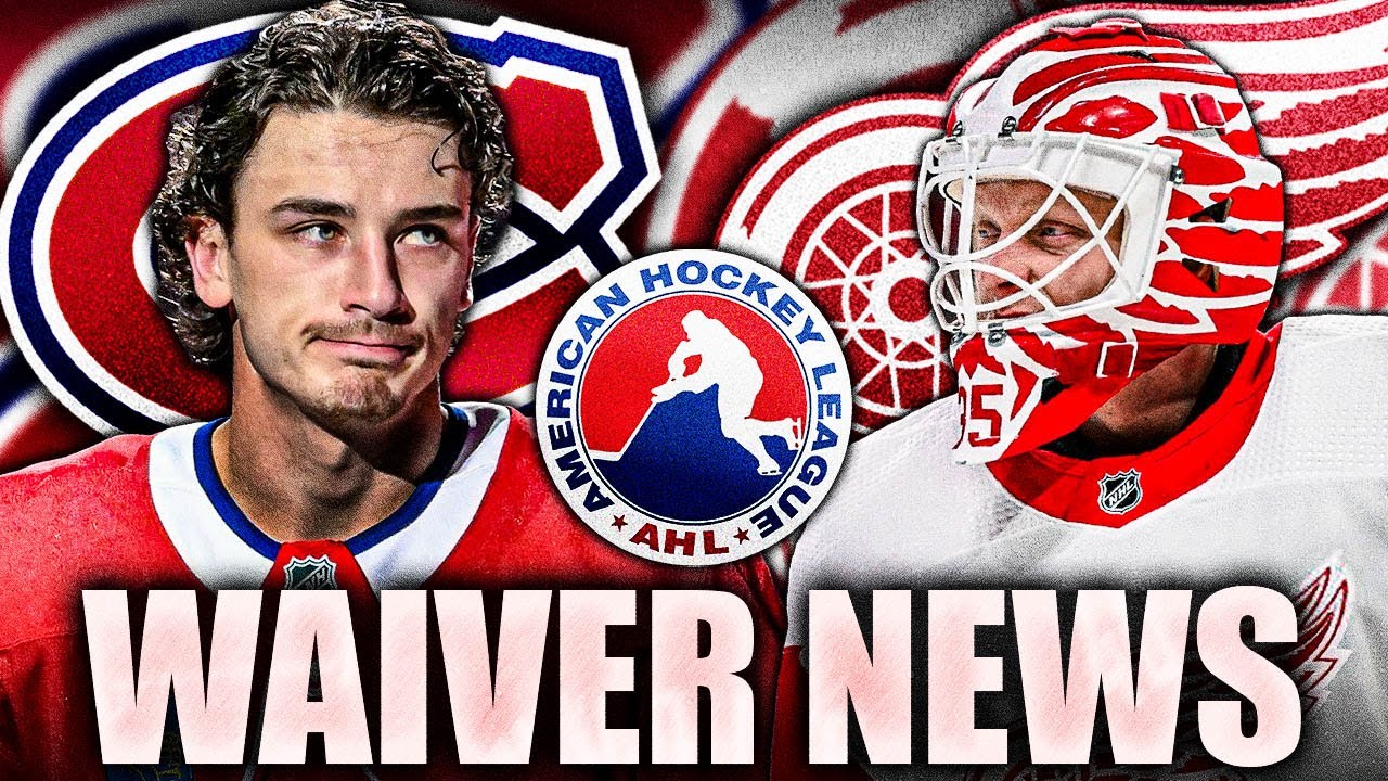 HABS & RED WINGS MAKE SOME SURPRISING WAIVER MOVES: ALEX BARRE-BOULET & VILLE HUSSO