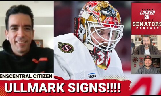 LINUS ULLMARK SIGNS 4-YEAR CONTRACT EXTENSION + SensCentral Citizen