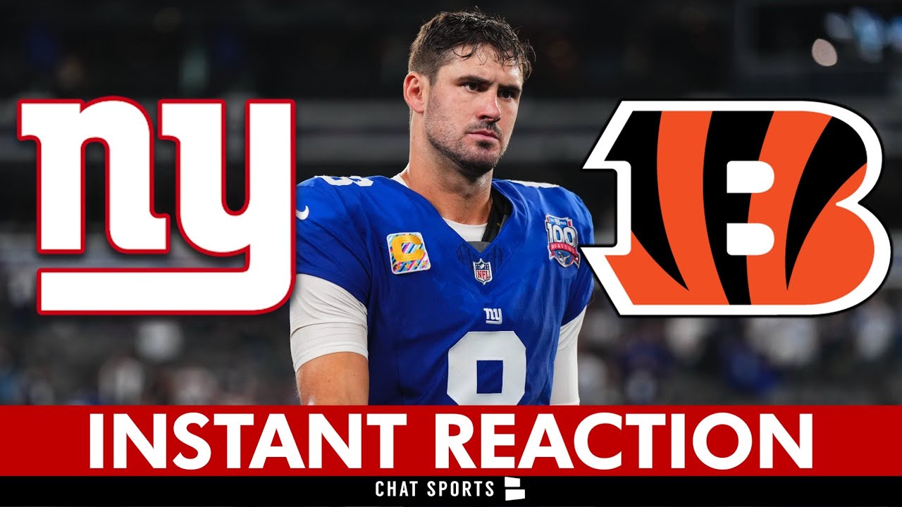 Daniel Jones Continues To Rob The NY Giants | Giants vs. Bengals INSTANT REACTION