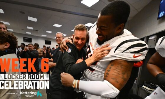 Week 6 at New York Giants | Locker Room Celebration