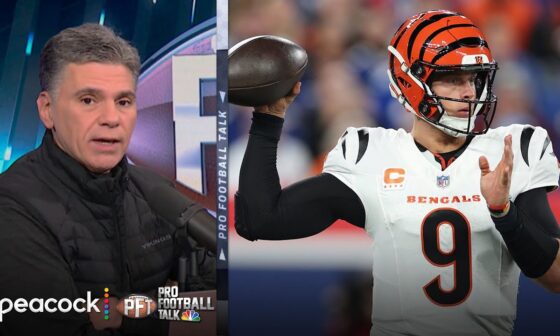 Bengals' Joe Burrow evaluated for a concussion vs. New York Giants | Pro Football Talk | NFL on NBC