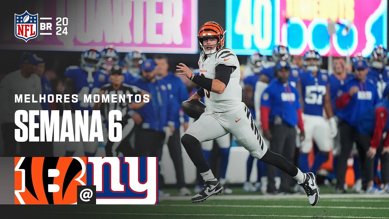 Cincinnati Bengals x New York Giants | Melhores Momentos - NFL 2024