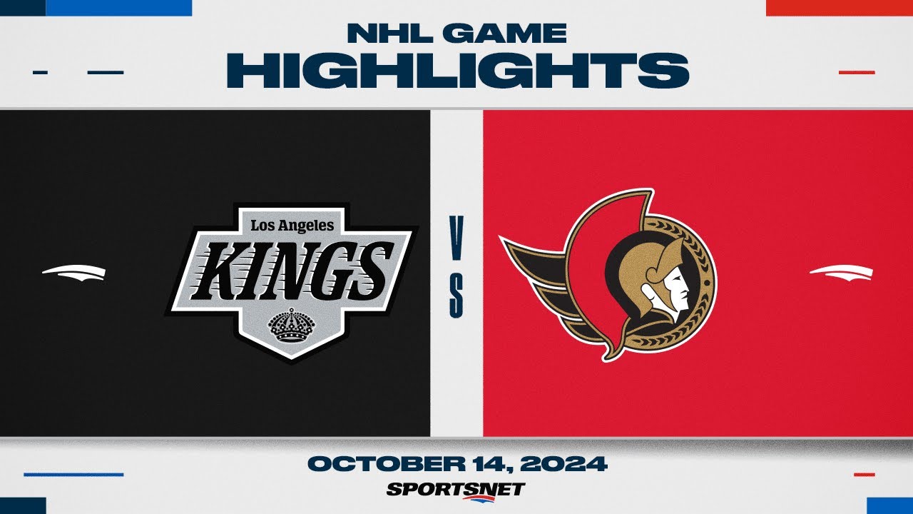 NHL Highlights | Kings vs. Senators - October 14, 2024