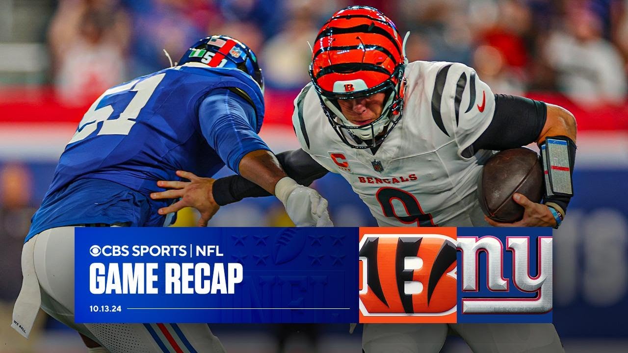 Burrow, Bengals RUN away with FIRST win vs Giants since 2012 | Grade & Reaction