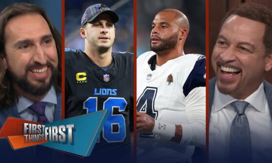 Lions beat Cowboys, Brou grades Dallas, Lions the team to beat in the NFC? | FIRST THINGS FIRST