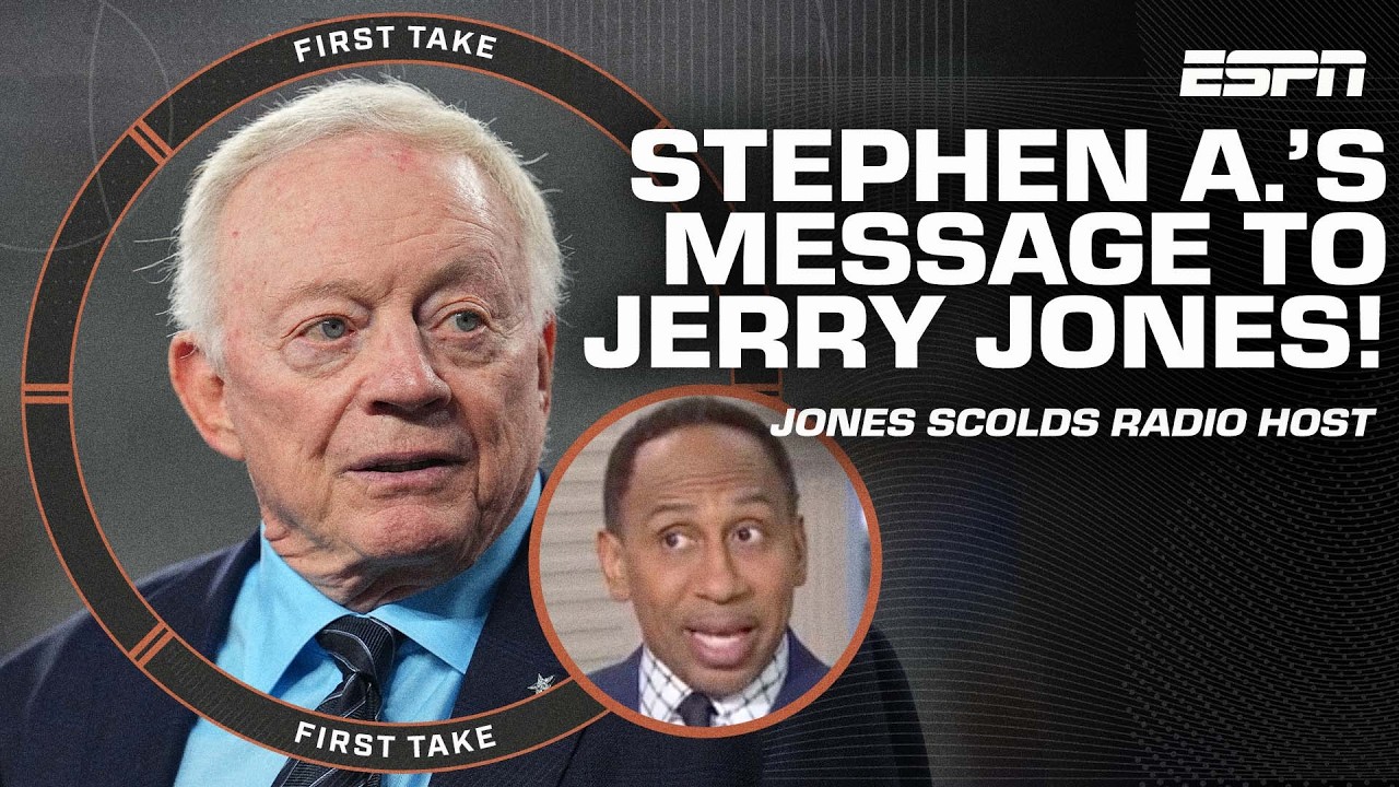 Stephen A.‘s message to Jerry Jones after FIERY interview about Cowboys' woes 👀🗣️ | First Take