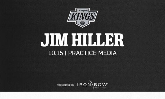 Head Coach Jim Hiller | 10.15 LA Kings Practice in Toronto