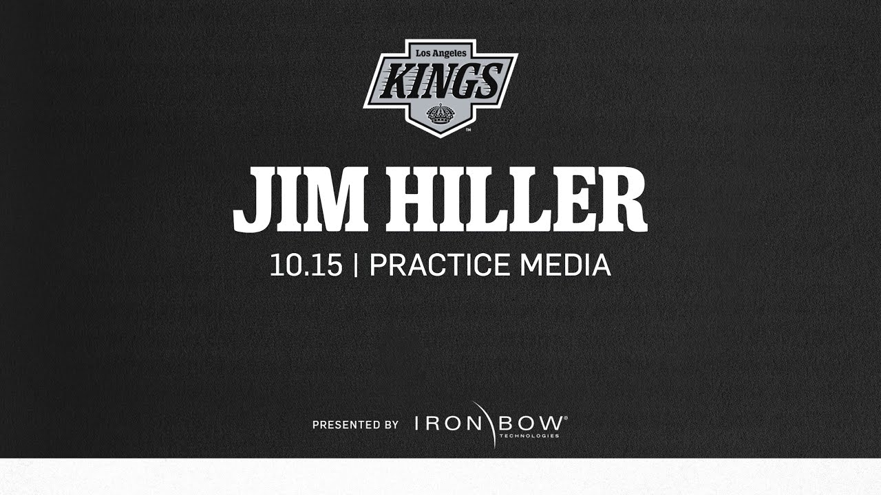 Head Coach Jim Hiller | 10.15 LA Kings Practice in Toronto