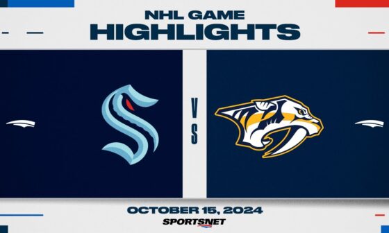 NHL Highlights | Kraken vs. Predators - October 15, 2024