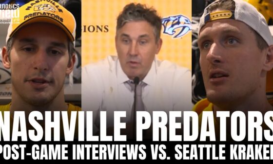 Brady Skjei, Michael McCarron & Andrew Brunette React to Nashville Predators 0-3 Start to Season