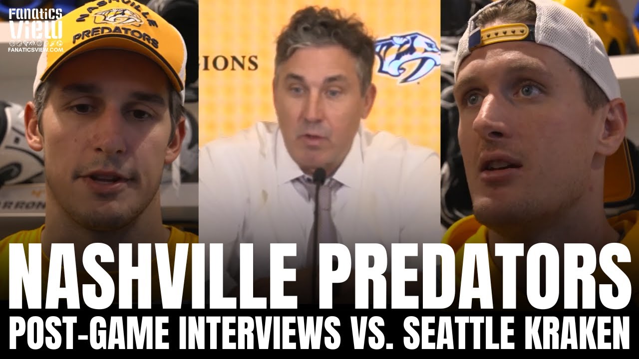 Brady Skjei, Michael McCarron & Andrew Brunette React to Nashville Predators 0-3 Start to Season