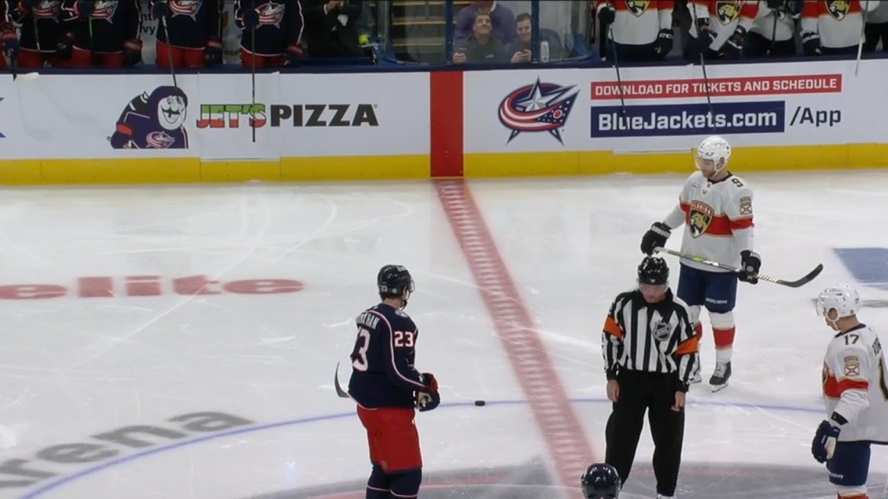 Blue Jackets Take The Faceoff Without A Left Winger In Honor Of Johnny Gaudreau