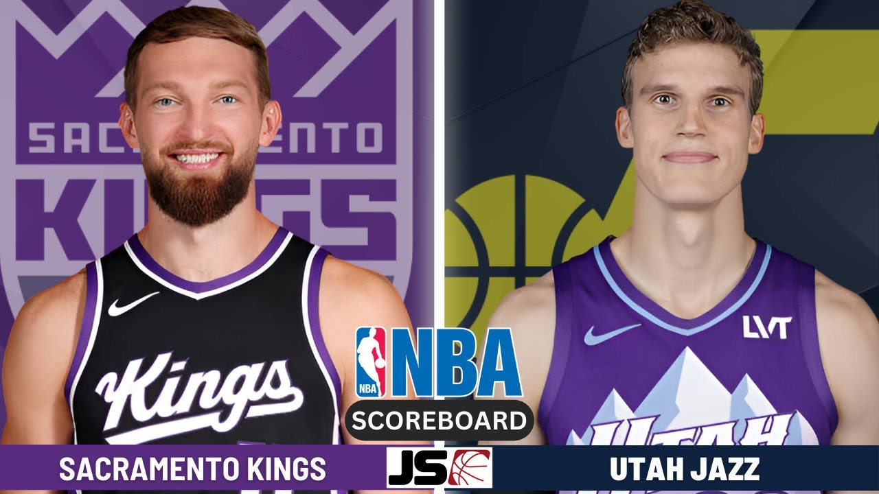 Sacramento Kings vs Utah Jazz | NBA Live Play By Play Scoreboard 2024