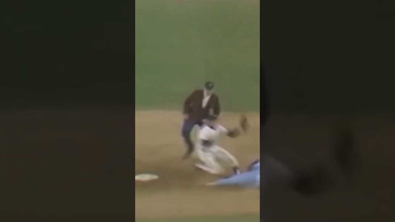 Thurman Munson Throws Out Freddie Patek