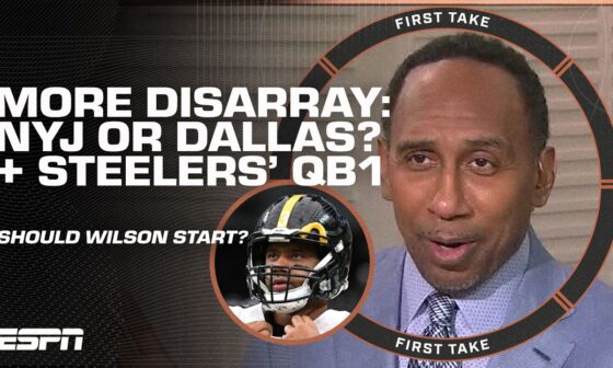 DALLAS LOOK SOFT! 🧻 Stephen A. slams Cowboys' situation + Should Russell Wilson start? | First Take