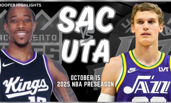 Sacramento Kings vs Utah Jazz Full Game Highlights | Oct 15 | 2024-25 NBA Preseason