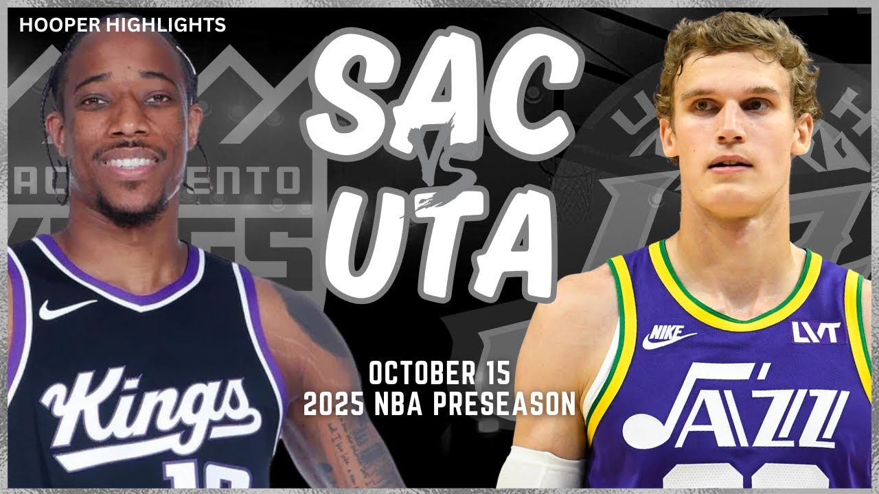 Sacramento Kings vs Utah Jazz Full Game Highlights | Oct 15 | 2024-25 NBA Preseason