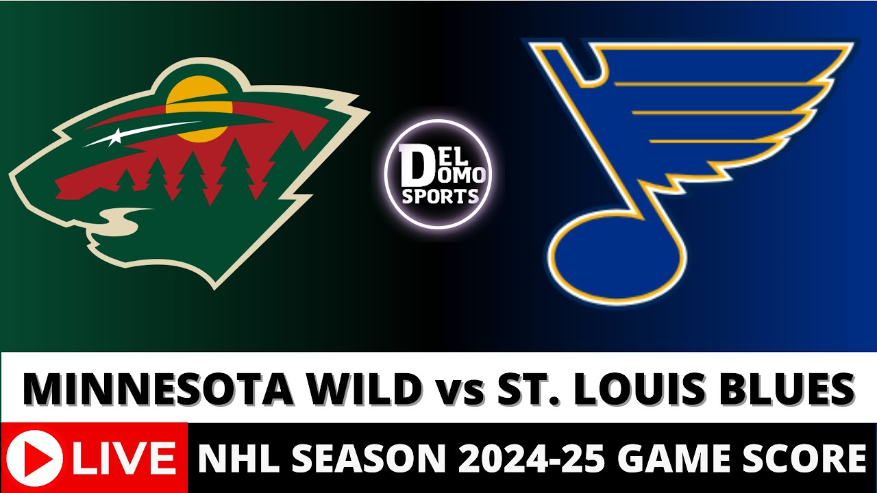 MINNESOTA WILD VS ST LOUIS BLUES LIVE 🏒 NHL Game Score Radio Play-by-Play - OCT 15, 2024