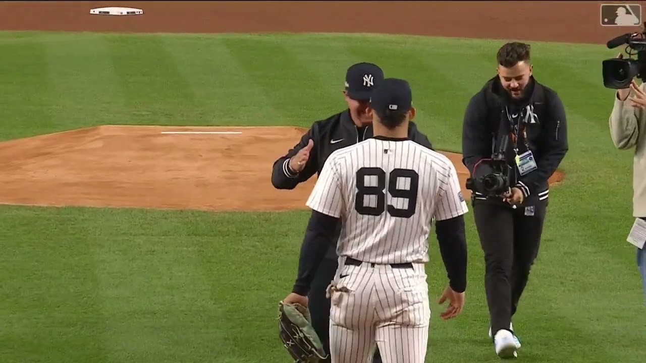 Nick Swisher Throws Out the First Pitch! | 2024 ALCS Game 2 | 10/15/2024