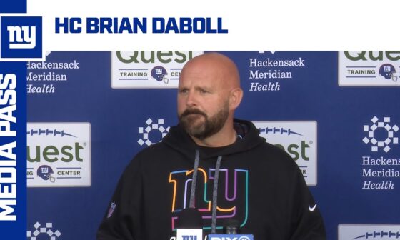 Brian Daboll  Provides Update on Andrew Thomas | New York Giants