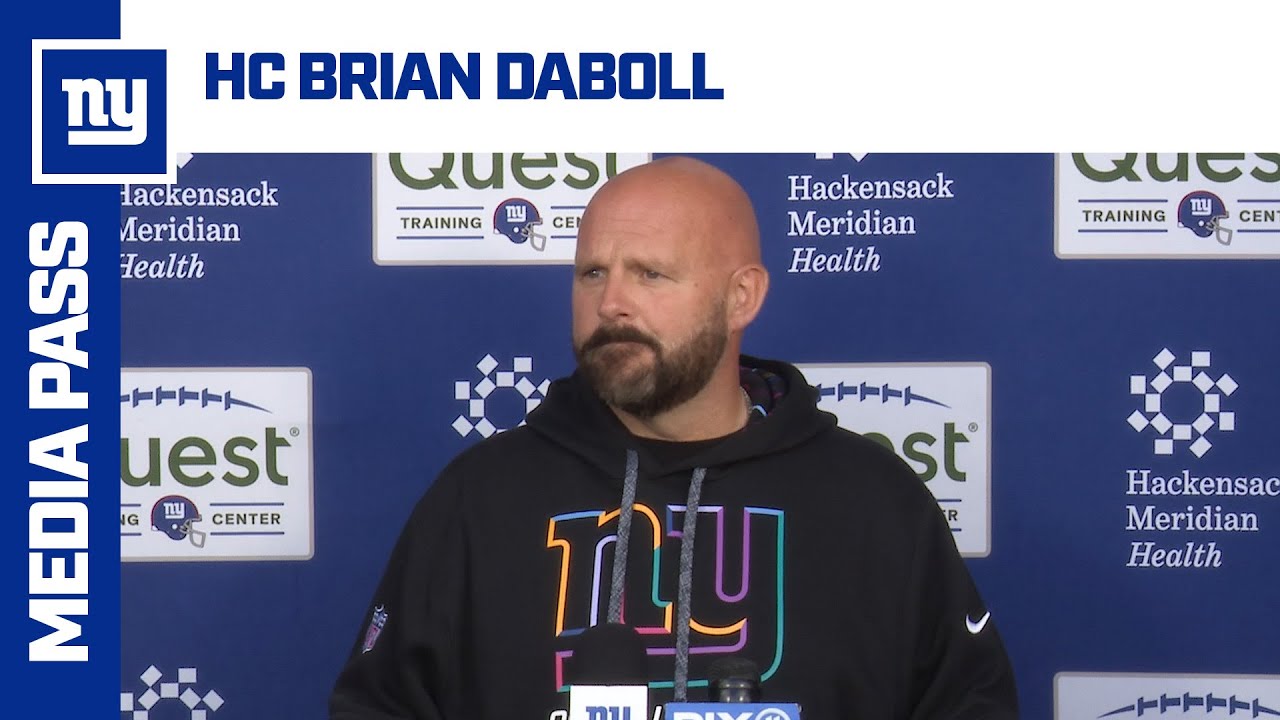 Brian Daboll  Provides Update on Andrew Thomas | New York Giants