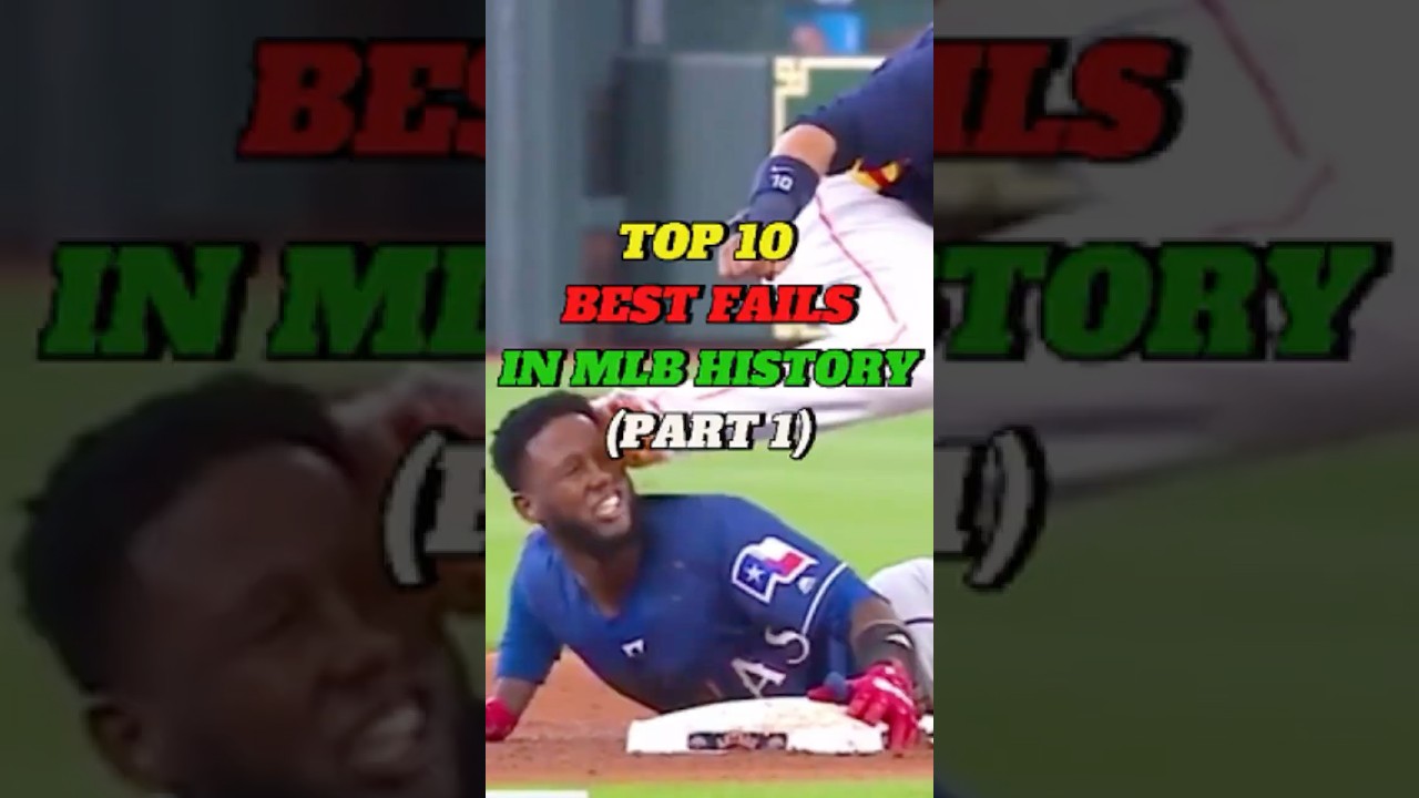 TOP 10 BEST FAILS IN MLB HISTORY - Part 1 #mlb  #baseball