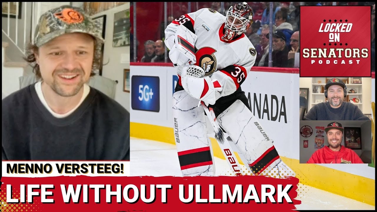 Linus Ullmark Absent, Thomas Chabot Leaves Senators Practice + Friend Of The Show Menno Versteeg