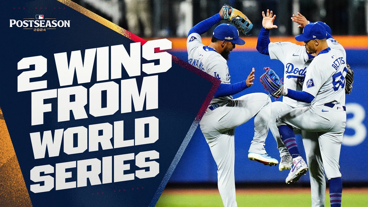 FULL 9TH INNING: The Dodgers are now TWO WINS from the World Series!