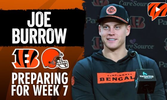 Joe Burrow on Bengals Matchup With Browns, Key to Beating Cleveland