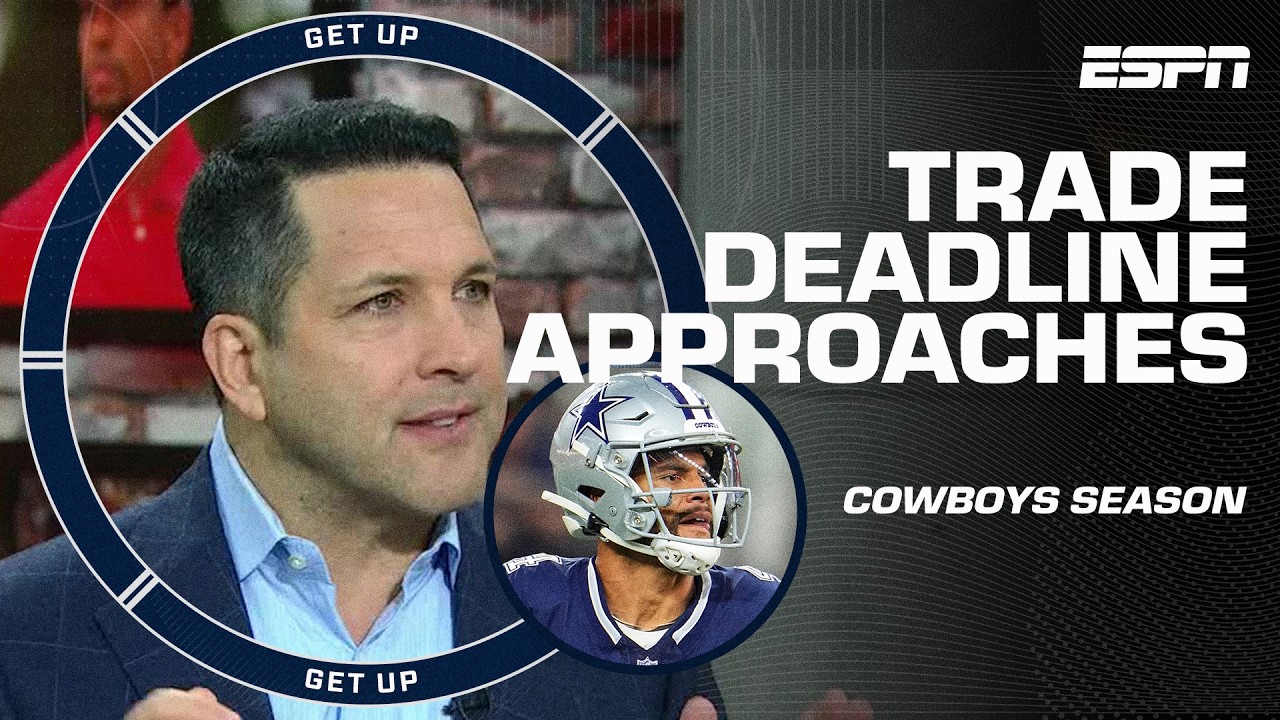 Adam Schefter says teams 'BETTER GET BUSY' with trades + Cowboys season 'UNSALVAGEABLE!' 😳 | Get Up