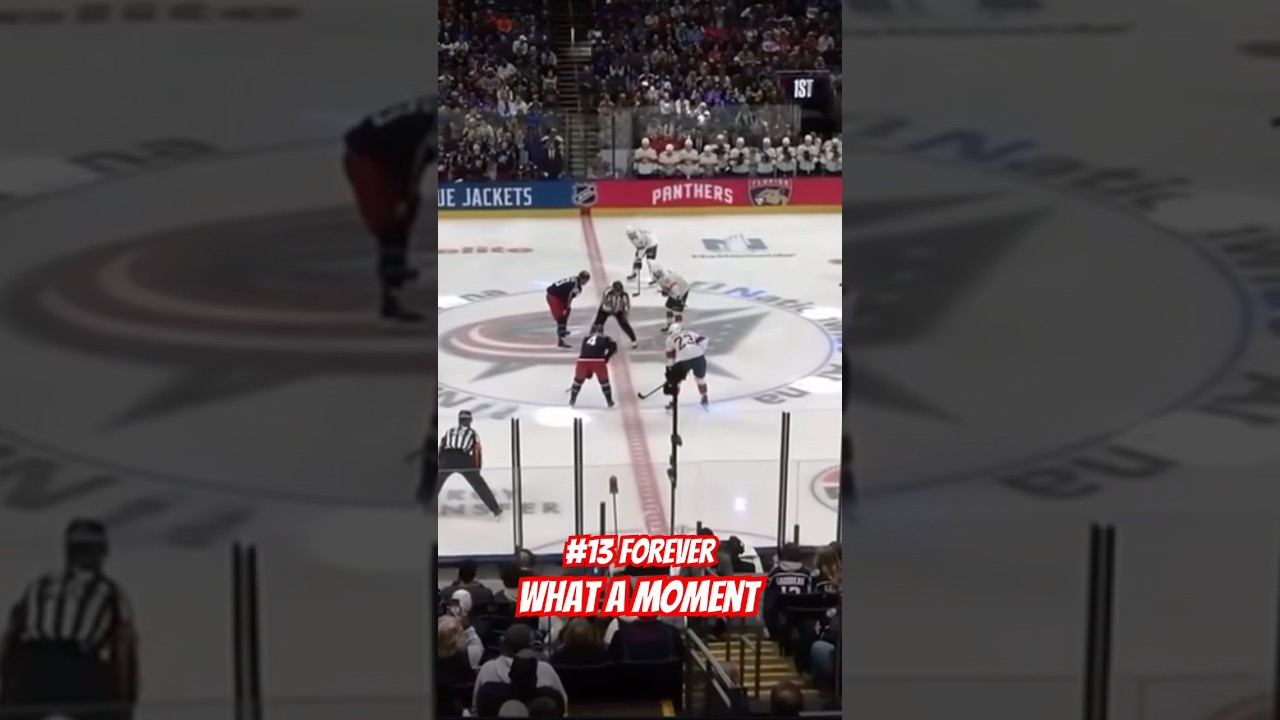 Emotional Columbus Blue Jackets Moment For Johnny Gaudreau!