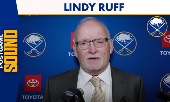 "JJ Was Awesome" | Buffalo Sabres Coach Lindy Ruff After 6-5 Loss To Pittsburgh Penguins