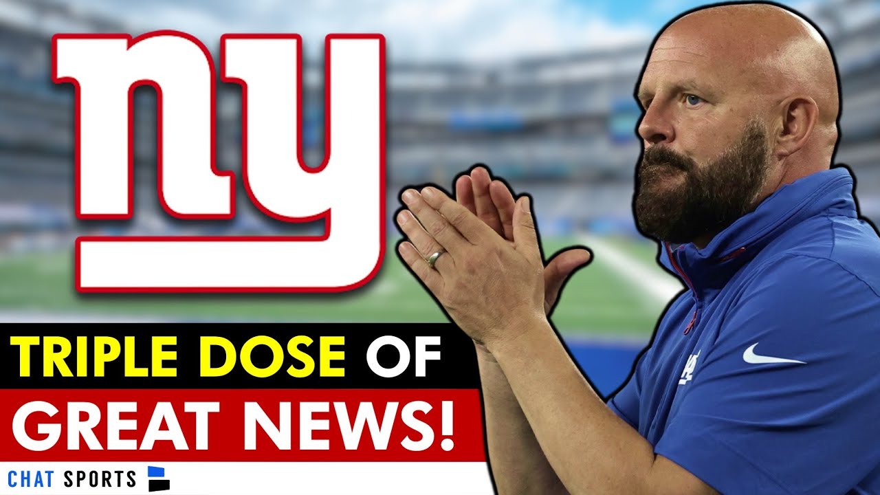 NY Giants Just Got a TRIPLE DOSE Of GREAT NEWS