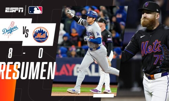 OHTANI se hizo PRESENTE I Resumen | New York Mets 0 - 8 Los Angeles Dodgers | MLB